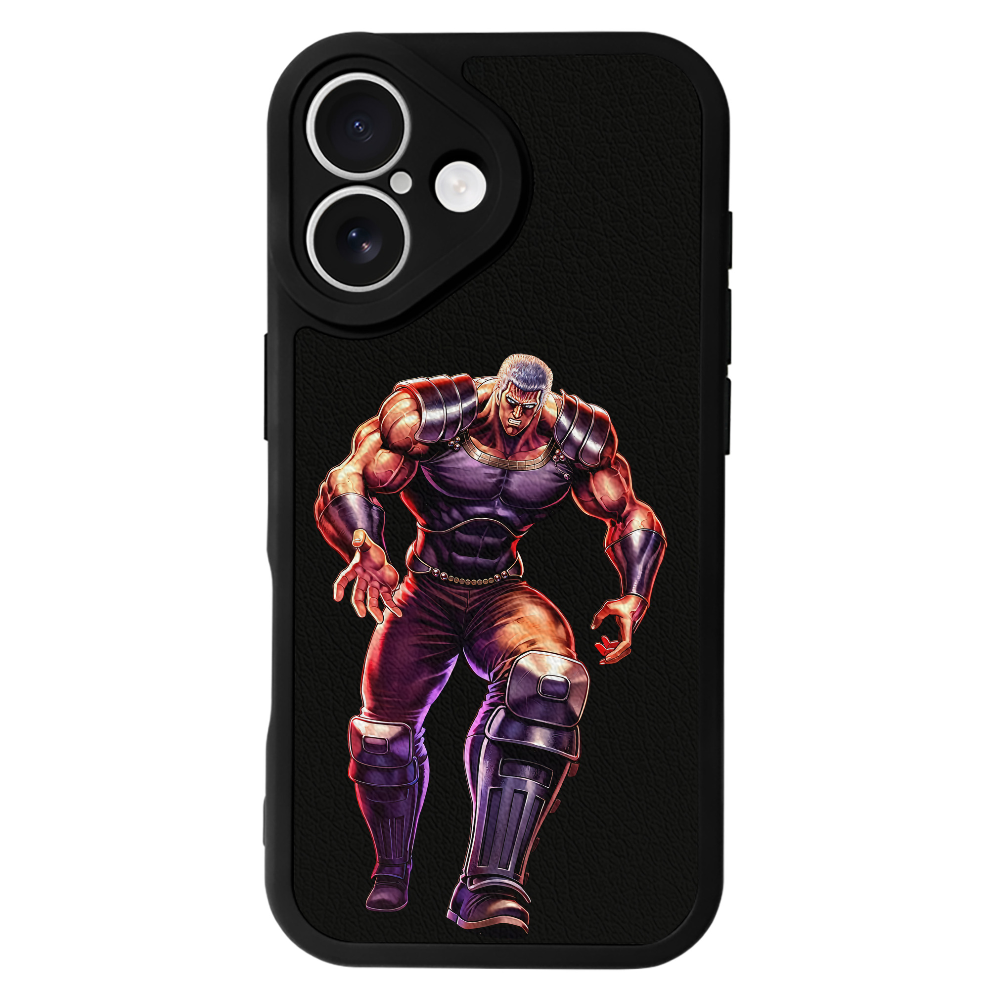 （画像用） 北斗の拳 Fist of the North Star 【iPhone 16シリーズ対応】シリコンスマホケース（レザー調） 材質：シリコン